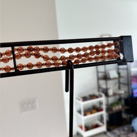 Vintage 70s Vibe Amber Brown Hanging Candle Holders - Picture 6 of 6